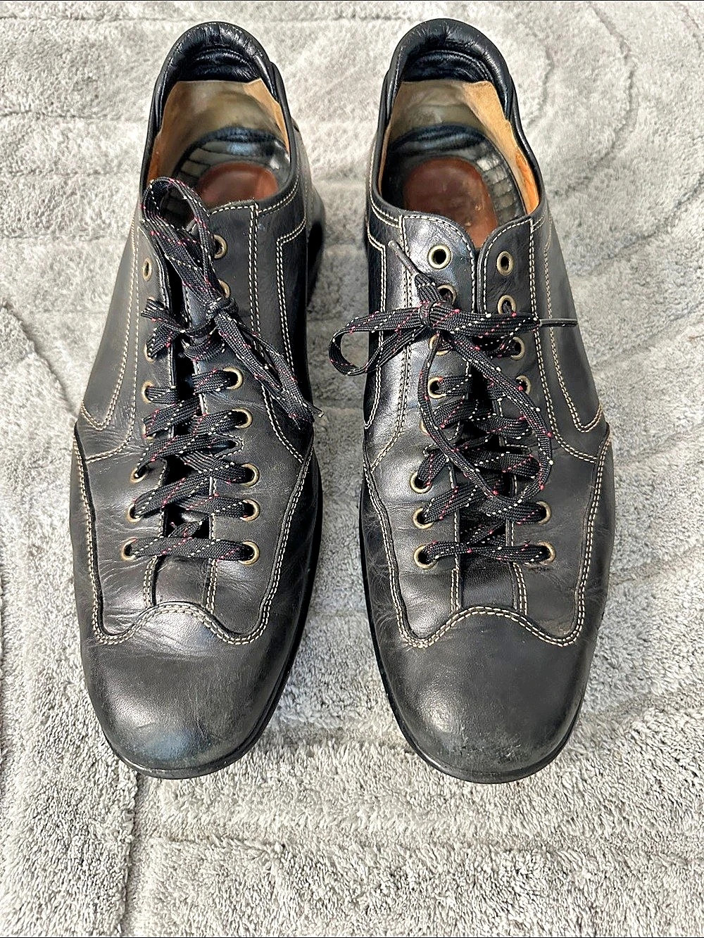 Cole Haan Black Leather Sneakers US 10.5 M